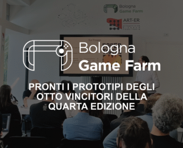 Locandina Bologna Game Farm: pronti i prototipi degli otto vincitori della quarta edizione.