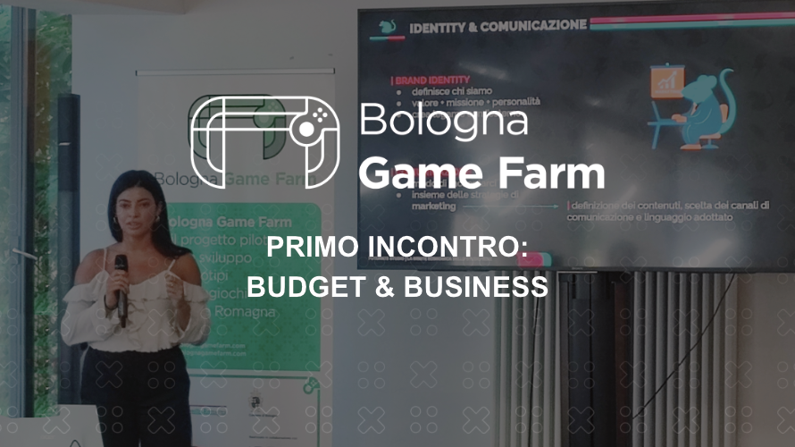 Speaker durante l'evento Bologna Game Farm